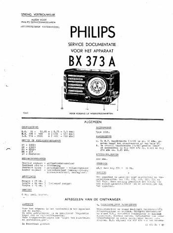 philips bx 373 a