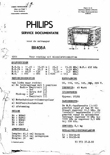 philips bx 405 a