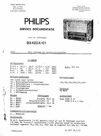 philips bx 420 a