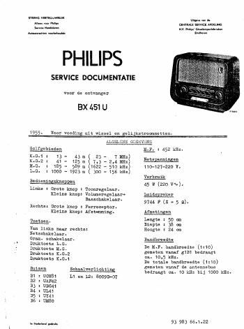 philips bx 451 u