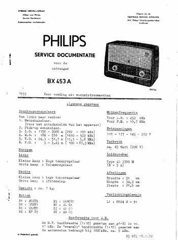 philips bx 453 a