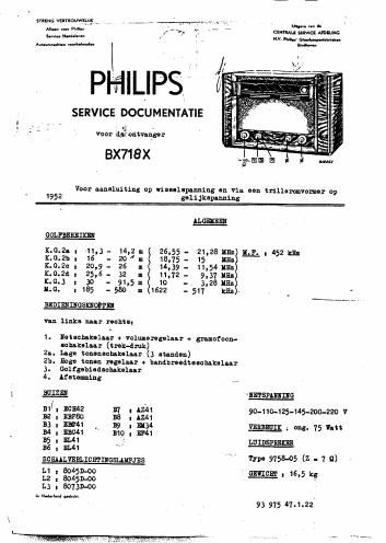 philips bx 718 x