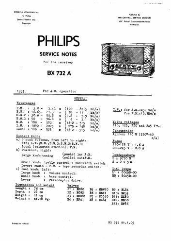 philips bx 732 a