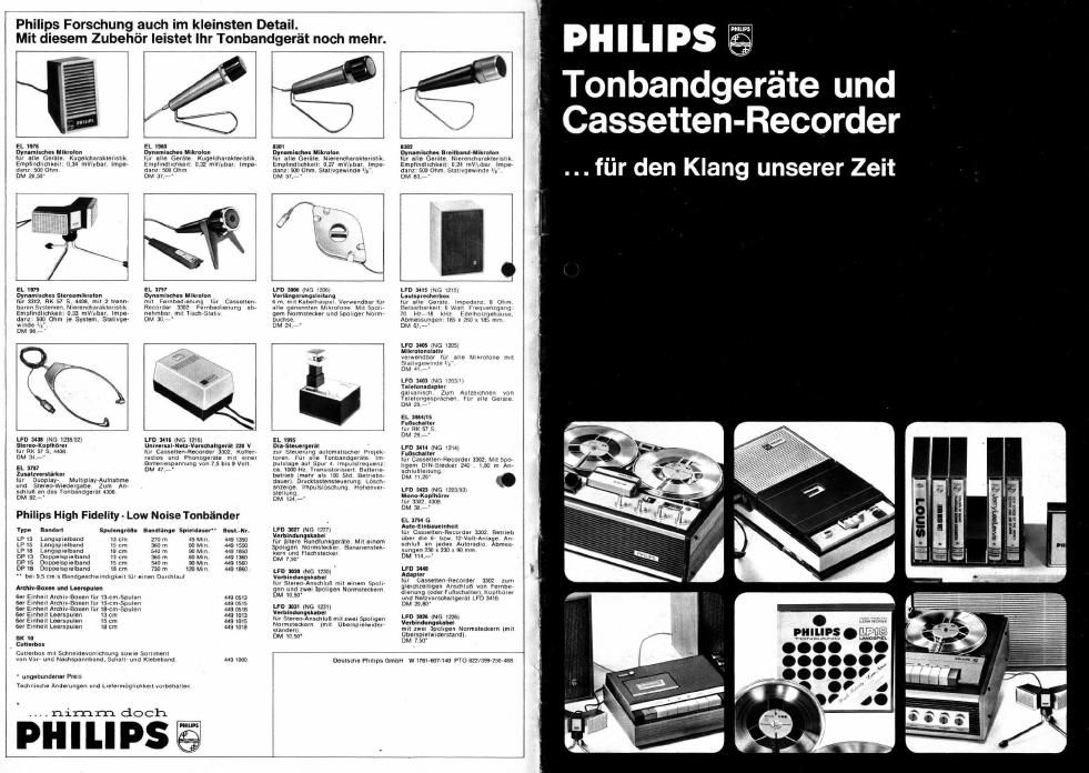 philips 1968 Tonband