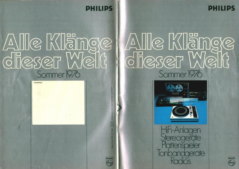 philips 1976 HiFi Sommer