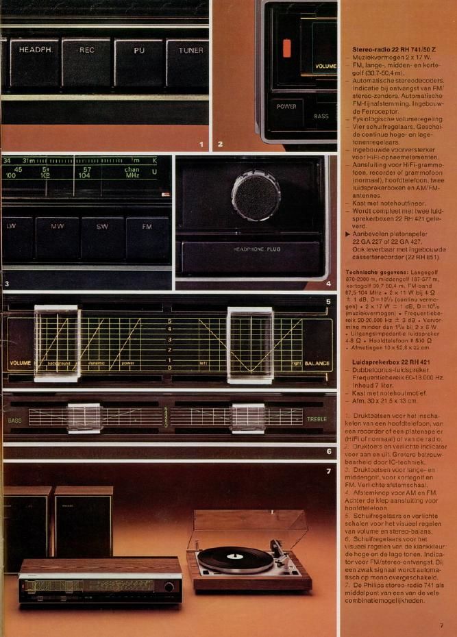 philips catalogue 1974