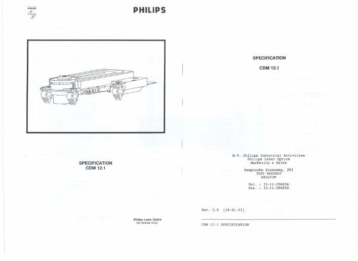 philips cdm 12 1 service manual