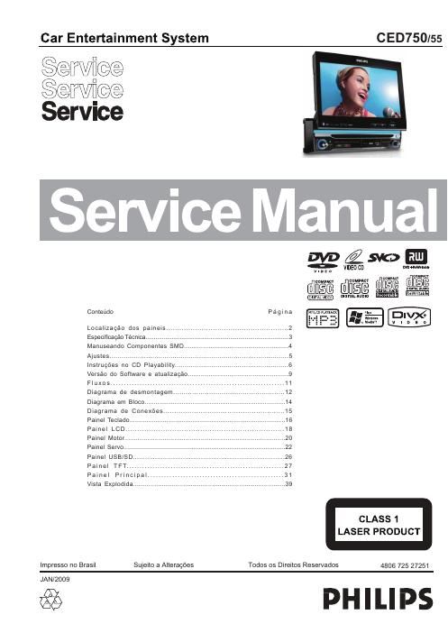 philips ced 750 service manual 1
