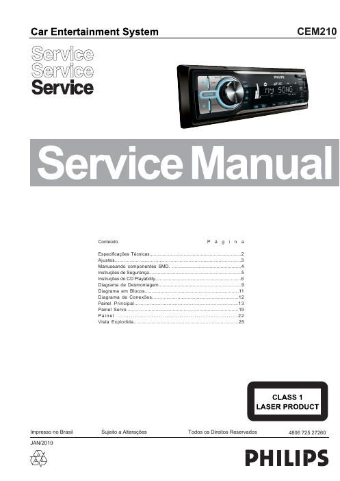 philips cem 210 service manual 1