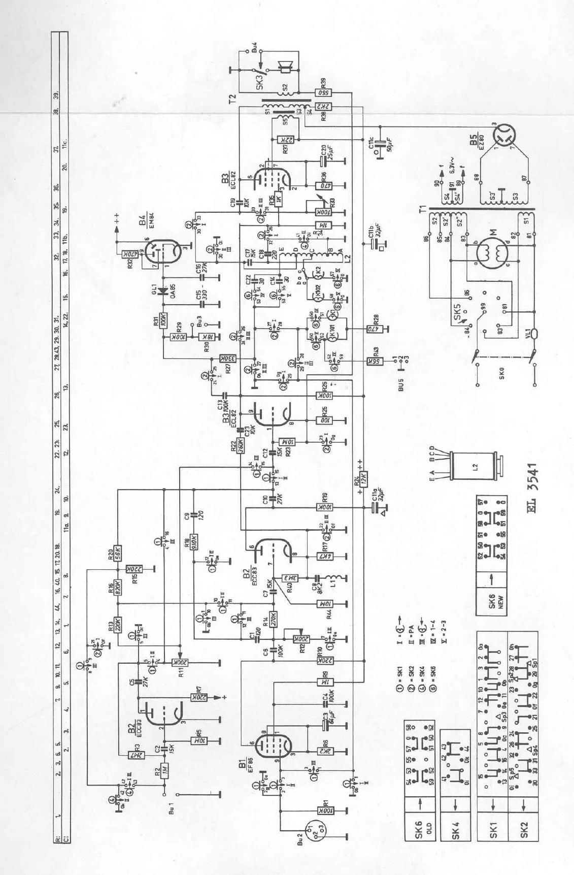 philips el 3541 schematic