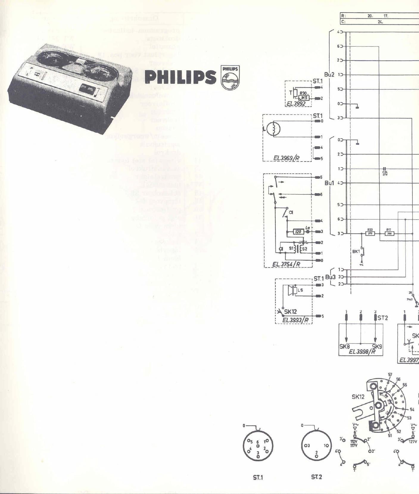 philips el 3581 schematic