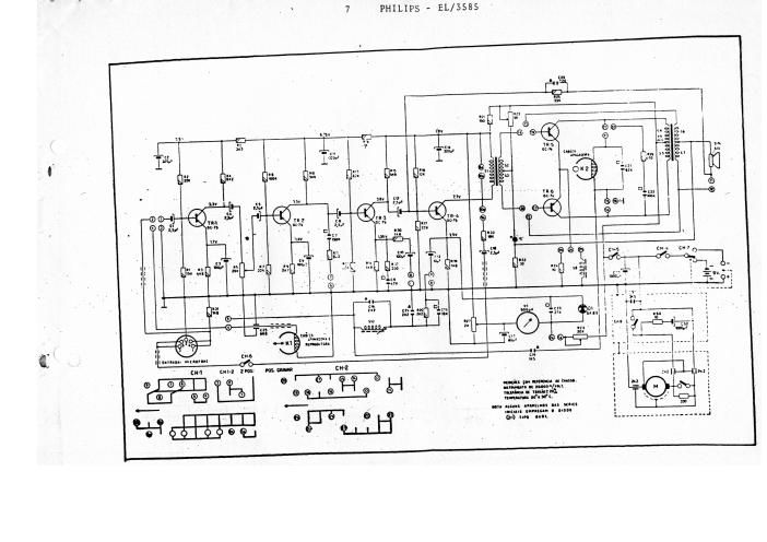 philips el 3585 schematic