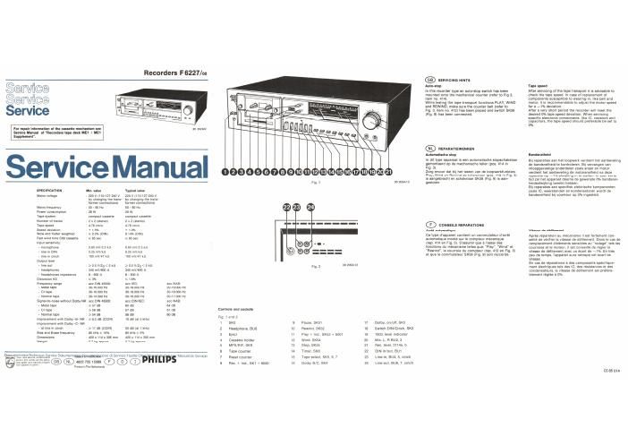 philips f 6227 service manual