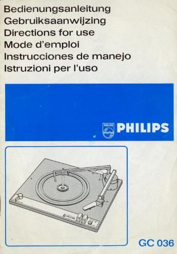 philips gc 036 owners manual 1