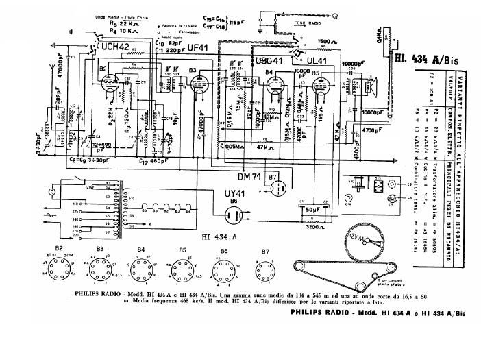 philips hi 434 a hi 434 a bis