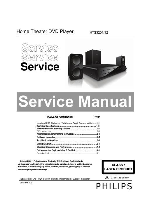 philips hts 3201 service manual