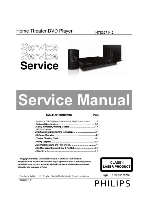 philips hts 3271 service manual