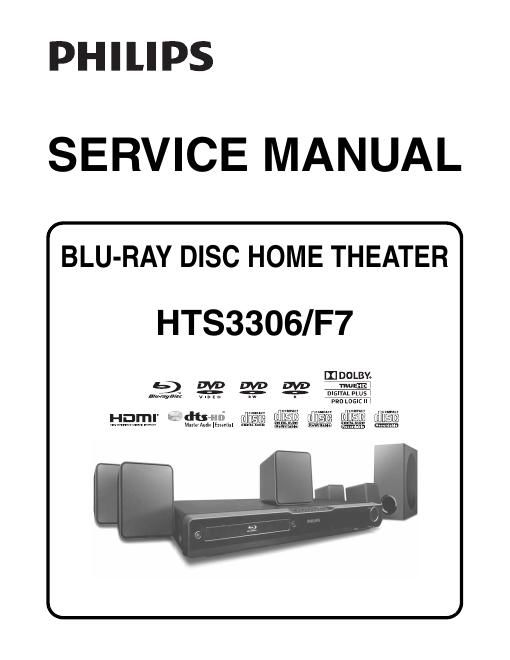 philips hts 3306 service manual
