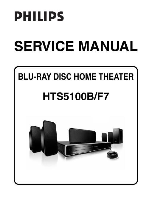 philips hts 5100 bf 7 service manual