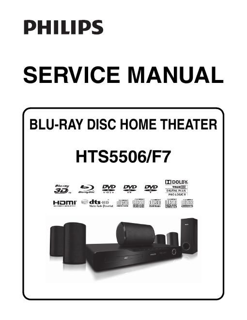 philips hts 5506 service manual