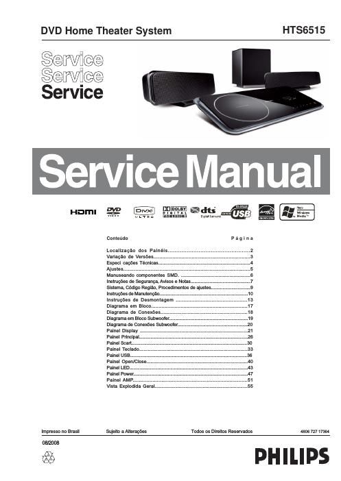 philips hts 6515 service manual