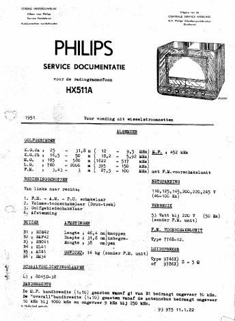 philips hx 511 a service manual