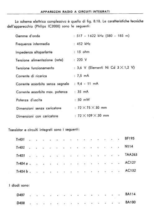 philips ic 2000 components