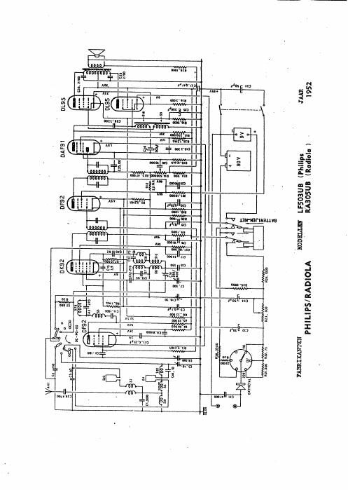 philips lf 503 ub schematic