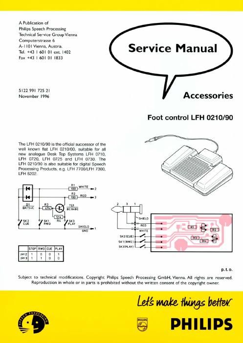 philips lfh 0210 90 service manual