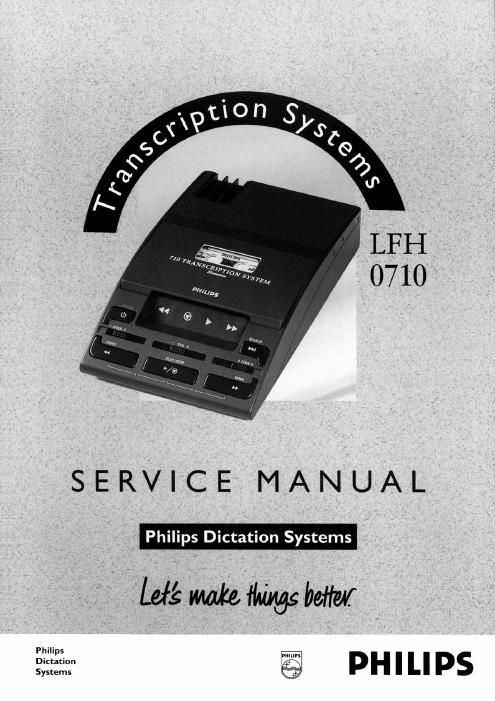 philips lfh 0710 service manual
