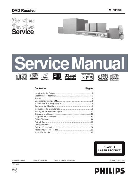 philips mrd 130 service manual