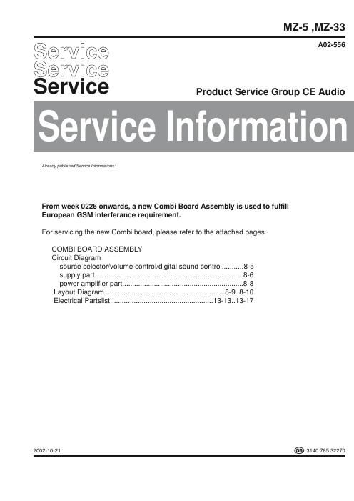 philips mz 5 33 schematic