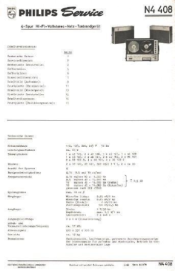 philips n 4408 service manual