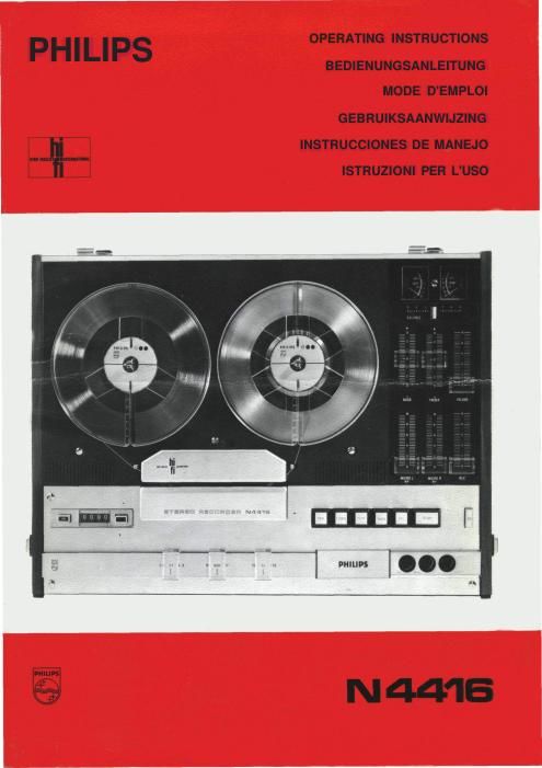 philips n 4416 owners manual