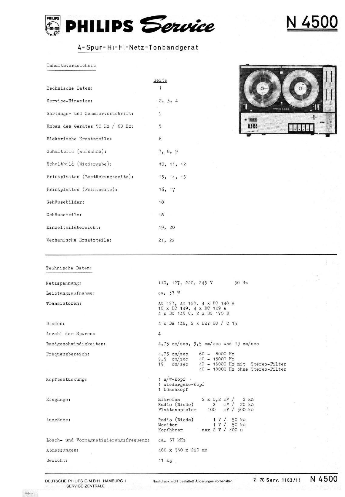 philips n 4500 service manual 1