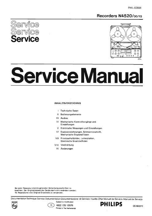 philips n 4520 service manual