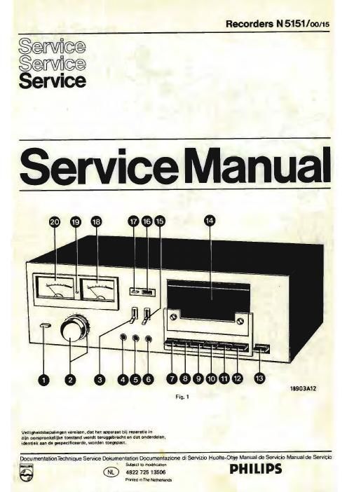 philips n 5151 service manual
