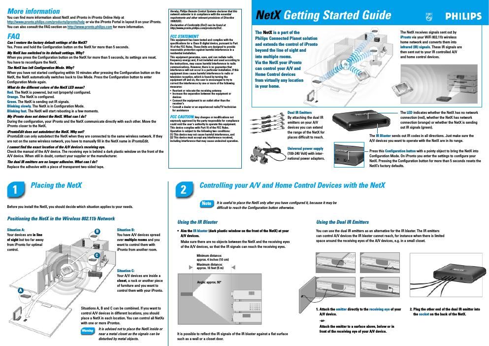 philips ntx 6400 owners manual