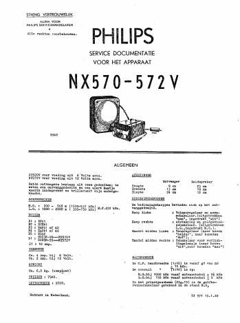 philips nx 570 service manual