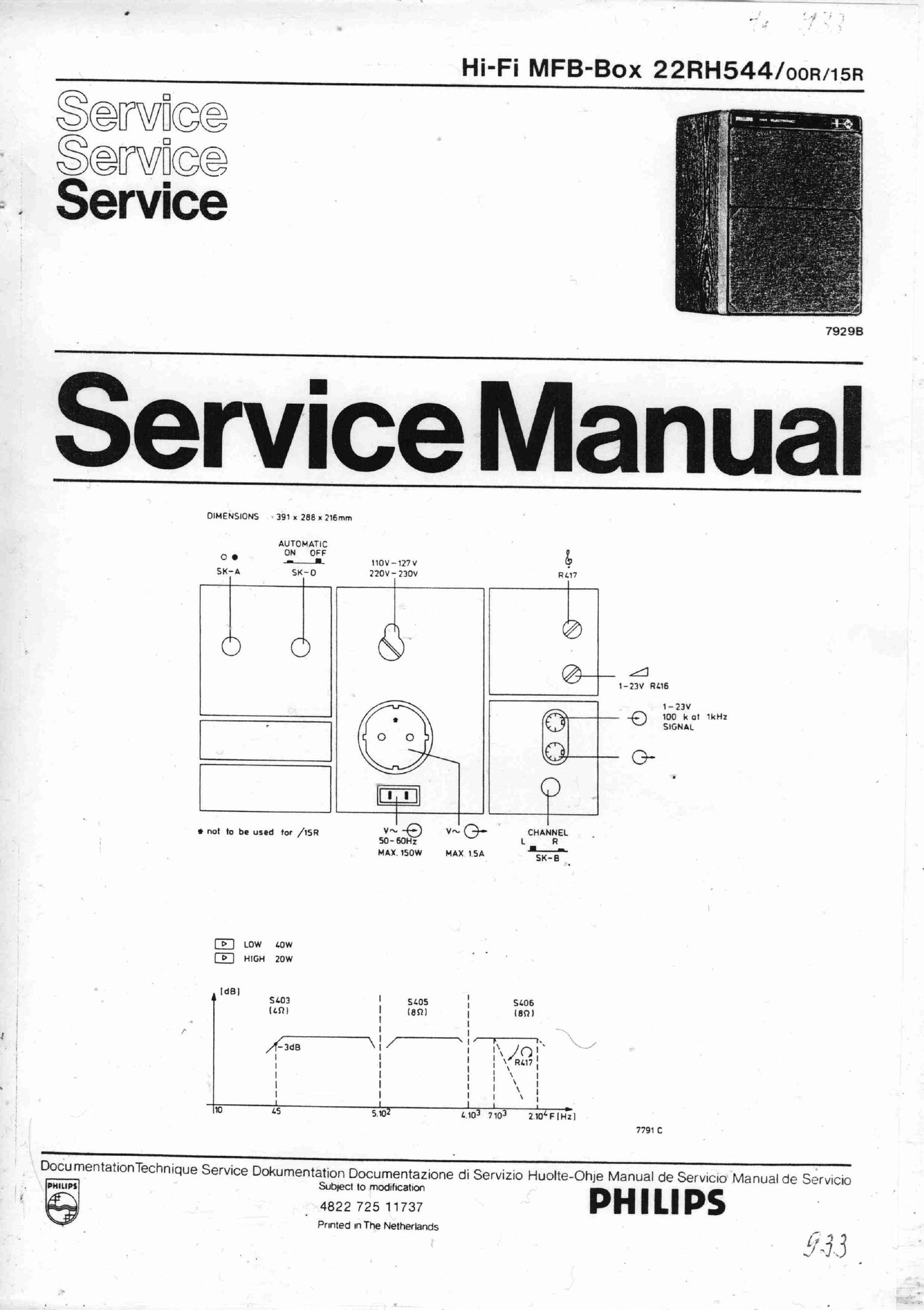 philips rh 54 service manual 3