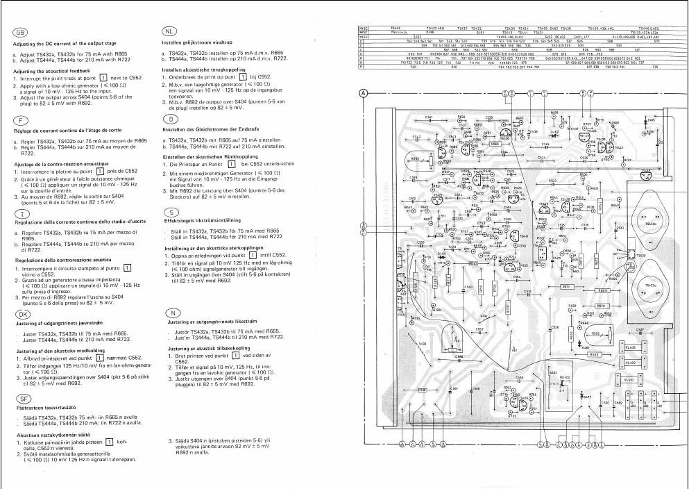 philips rh 567 schematic