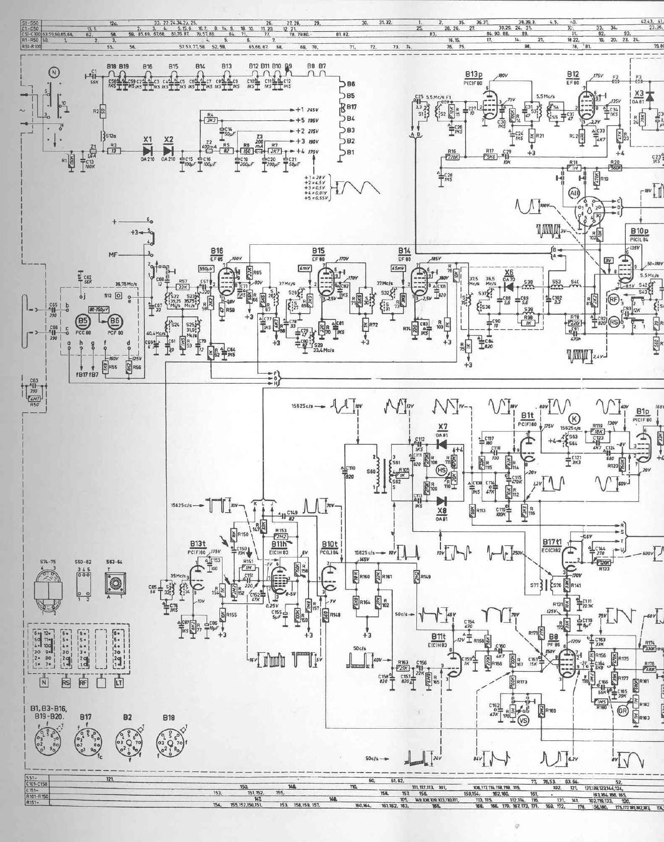 philips tx 250 schematic