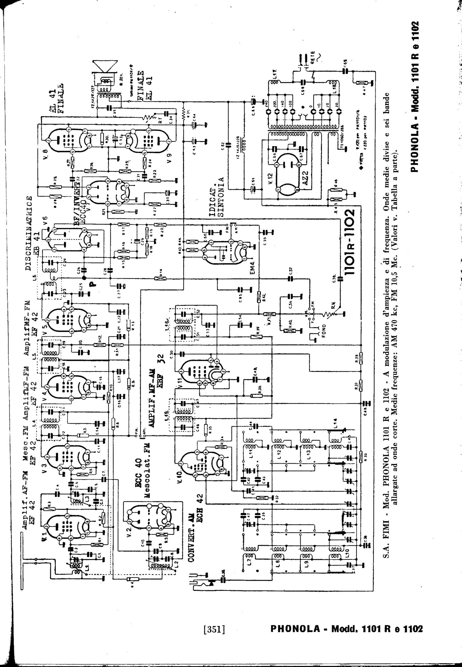 phonola 1101r 1102