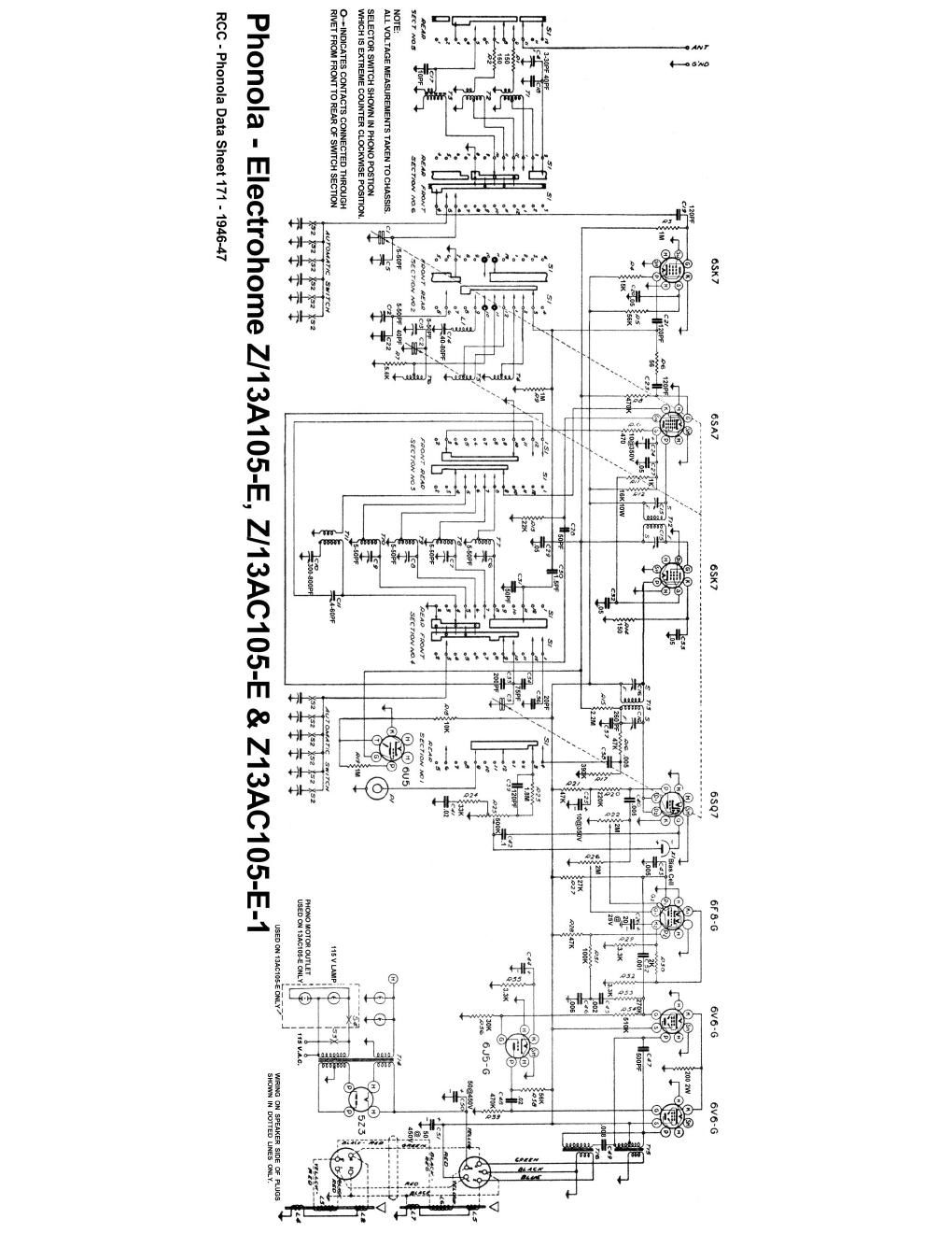 phonola 13a105p schematic