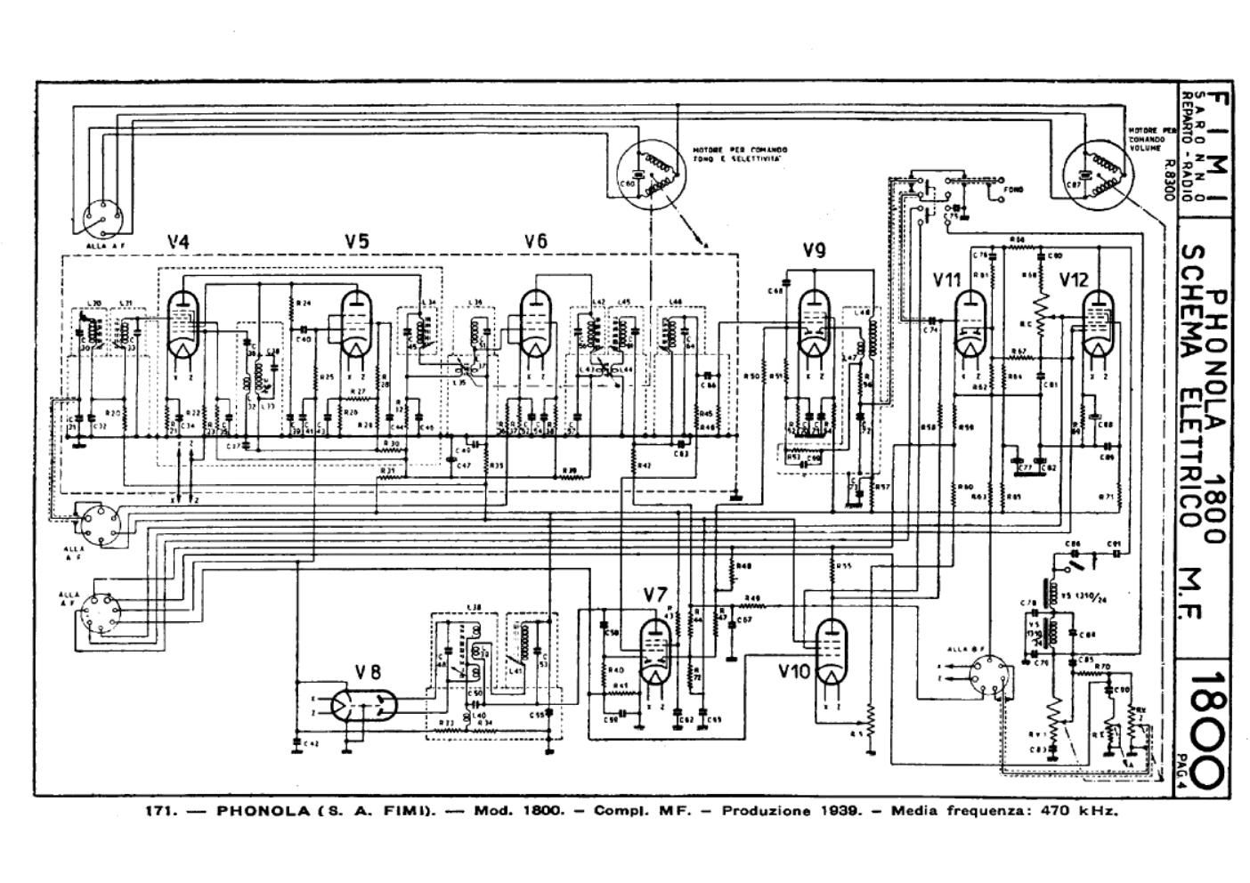 phonola 1800 if unit