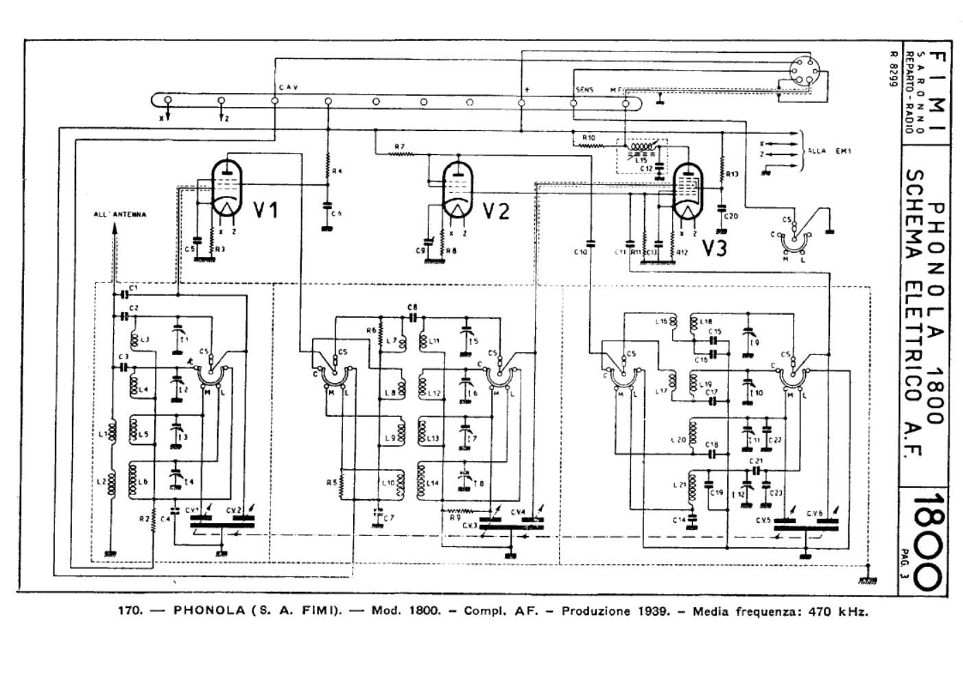 phonola 1800 rf unit