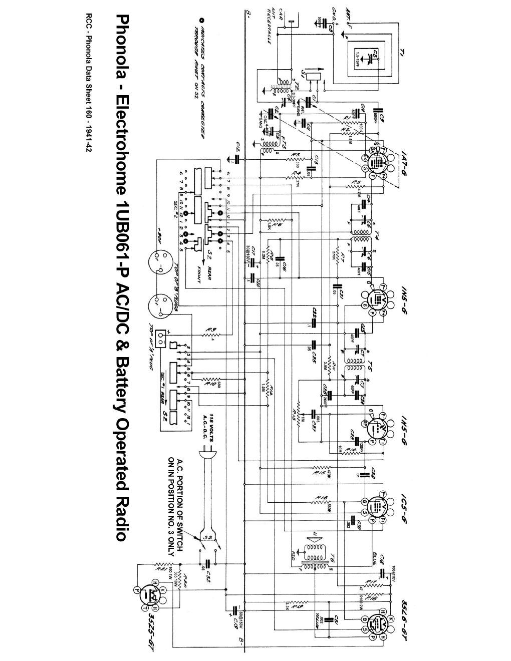 phonola 1ub061p schematic