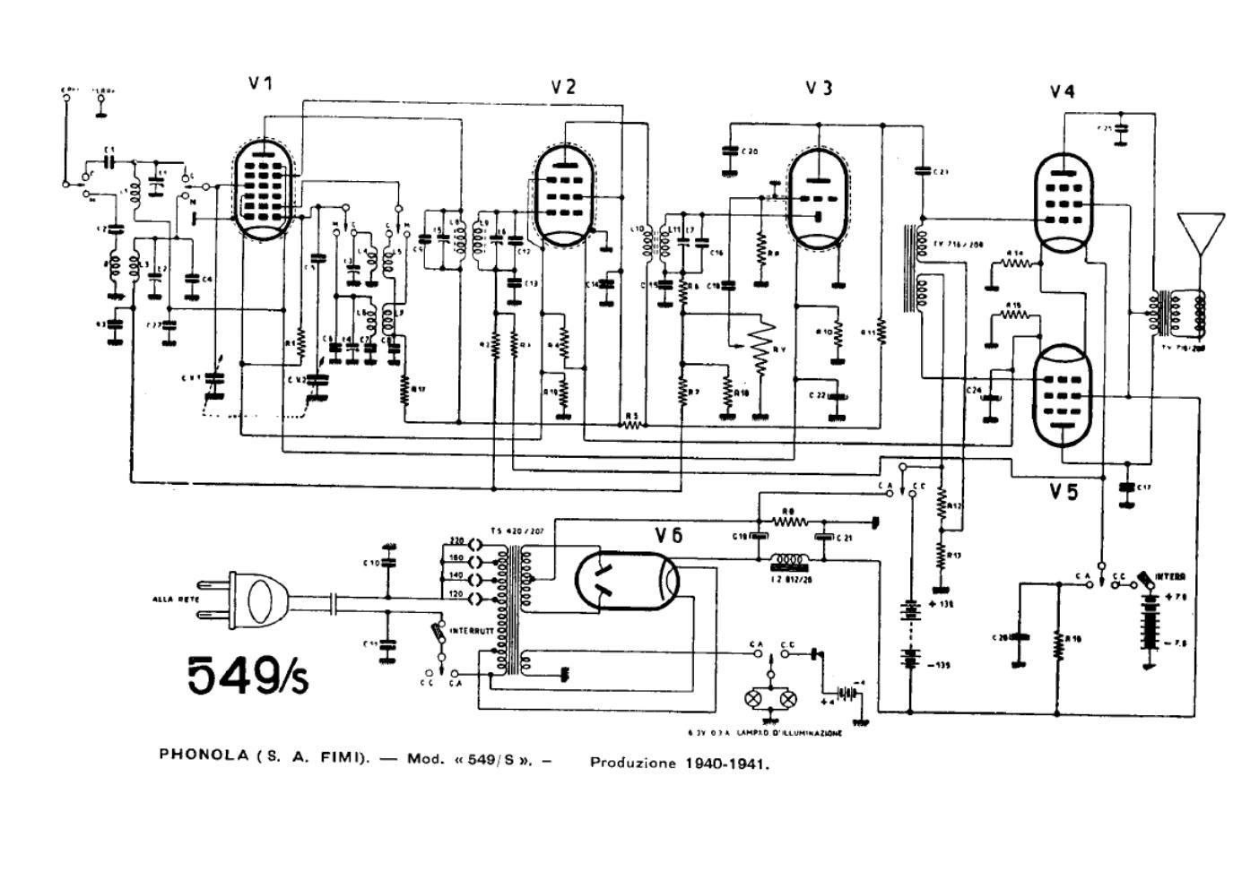phonola 549s schematic