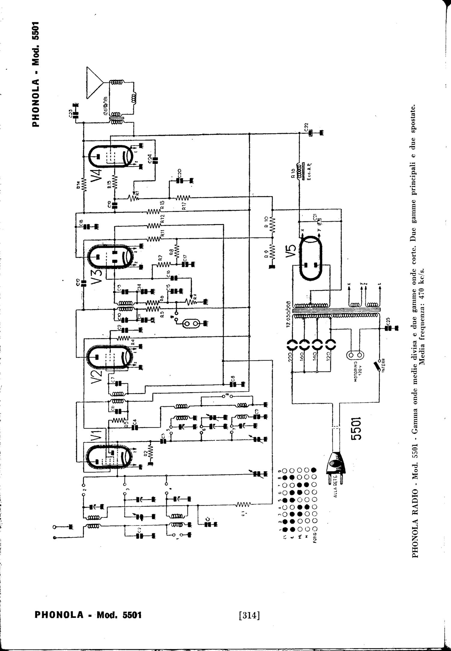 phonola 5501 version