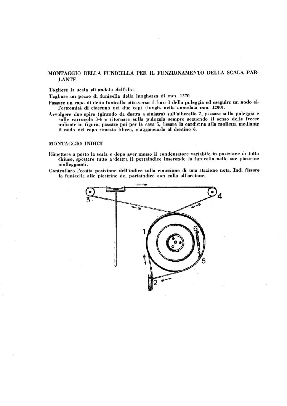 phonola 5509 tuning cord